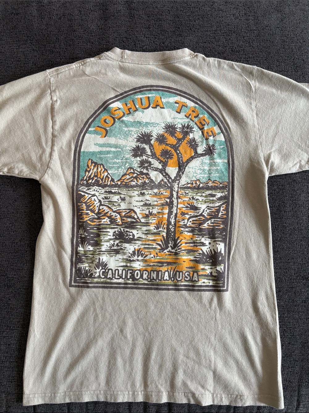 Joshua Tree Vintage Tee - Cream